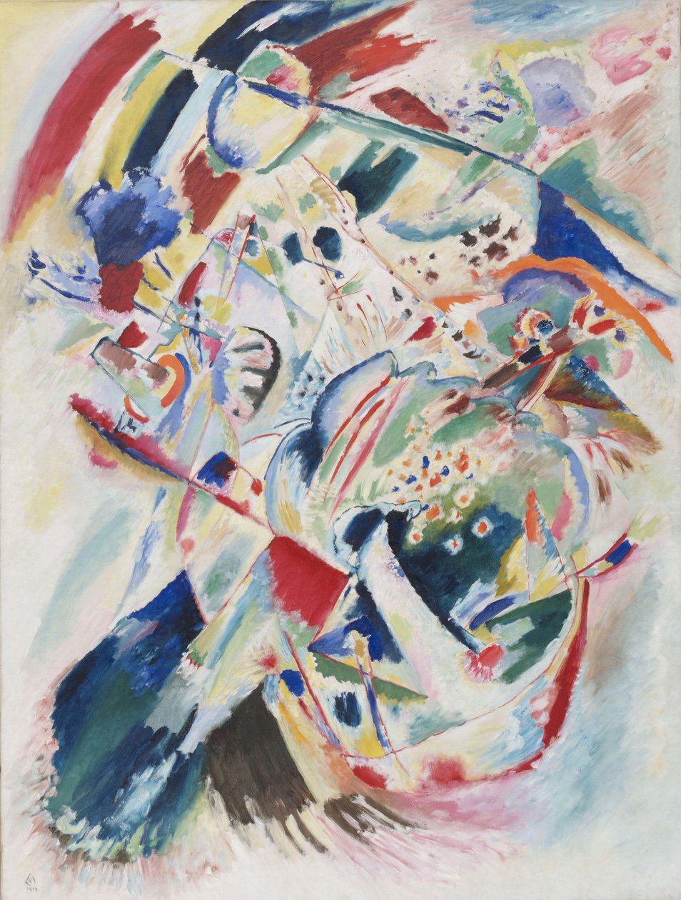 "" Panel pro Edwina ಂಪಂಪಬೆಬೆಬೆಲ್ಲ್ಲ್ನ್ನ್ "" "Malíř Day Vassily Kandinsky (nebo Wassily Kandinsky au Kandinsky) od Wassily Kandinsky