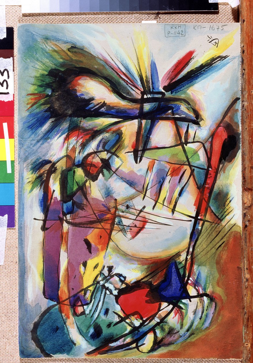 Painter Vine (Pointles Painting). Ouverre de Wassily Kandinsky (Au Wassily Kandinsky au Kandinskyz od Wassily Kandinsky