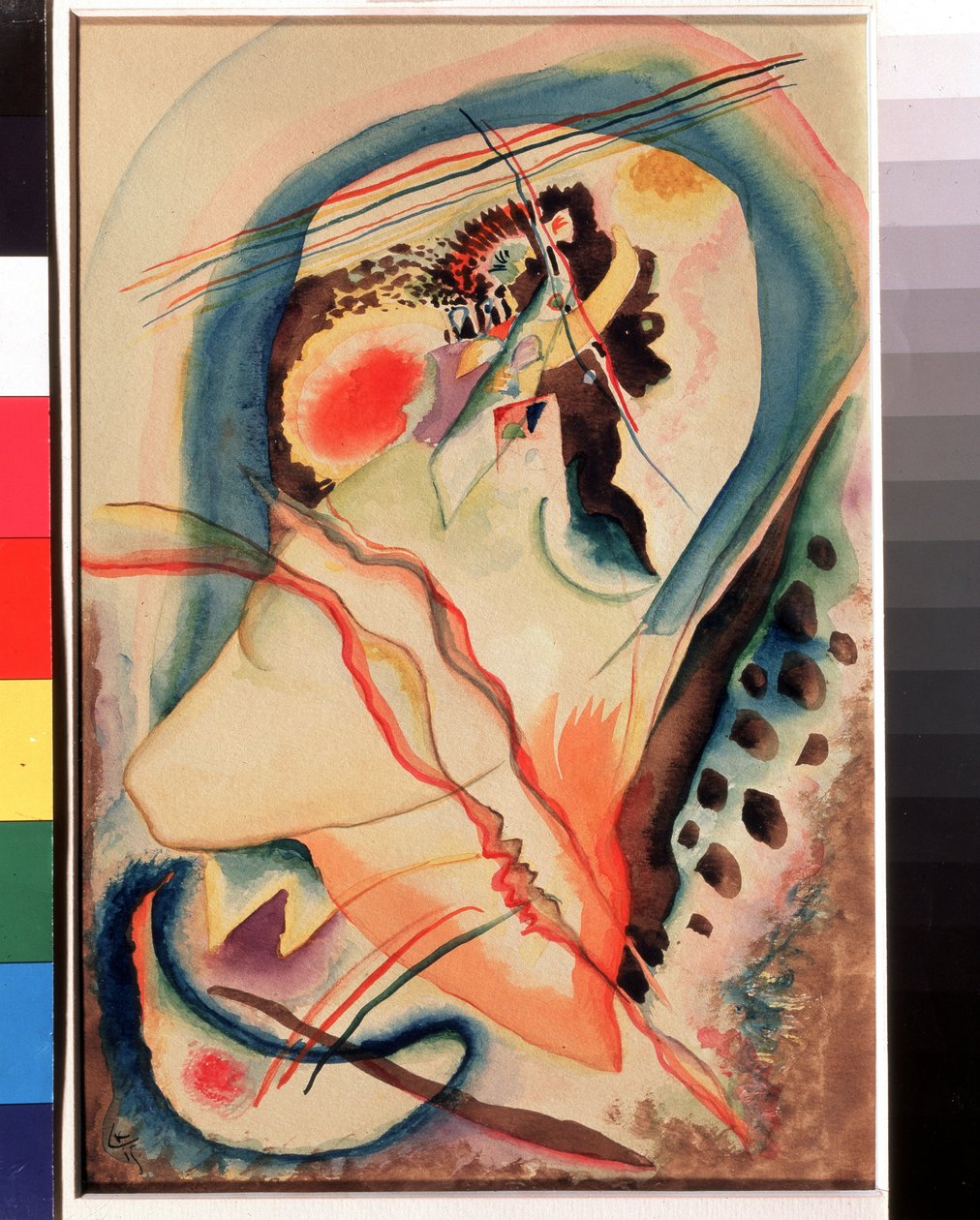 Painter Vine (Pointles Painting). Ouverre de Wassily Kandinsky (Au Wassily Kandinsky au Kandinskyz od Wassily Kandinsky