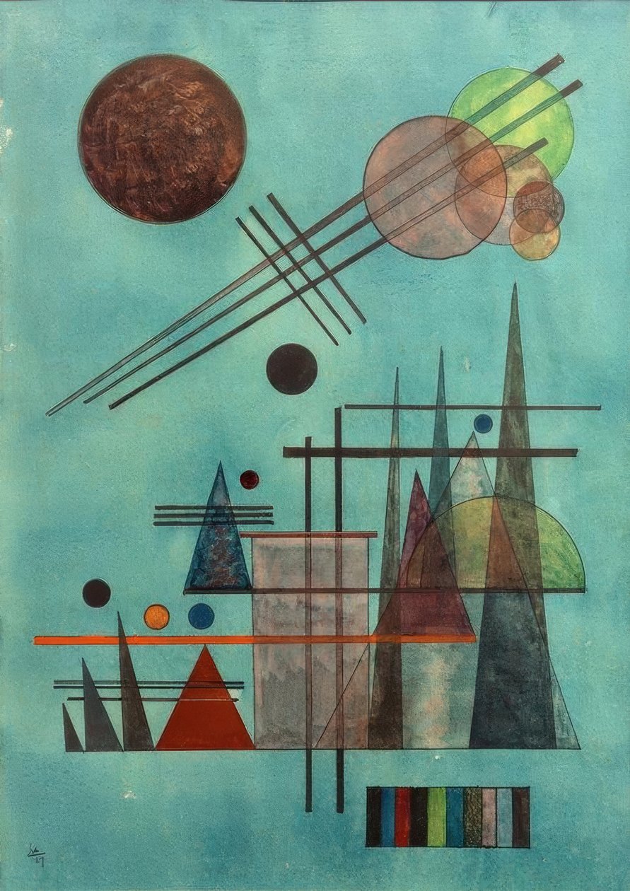 Napříč a nahoru od Wassily Kandinsky