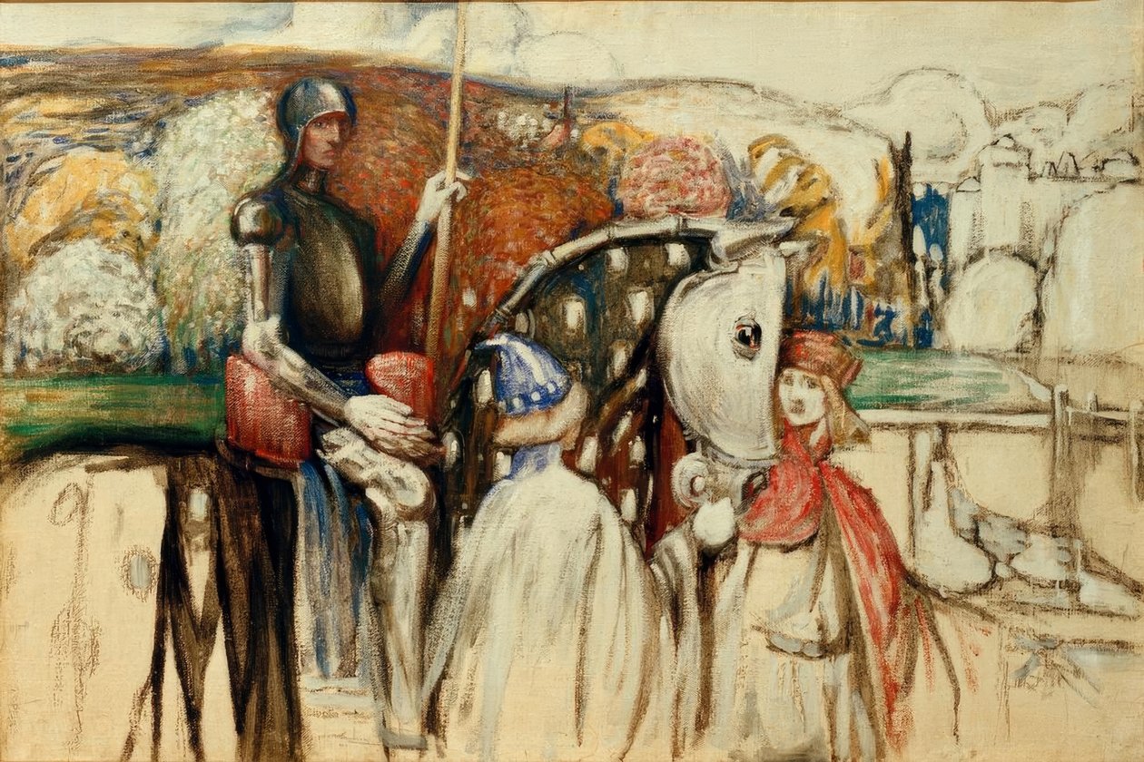 Rytíř cestovatel od Wassily Kandinsky