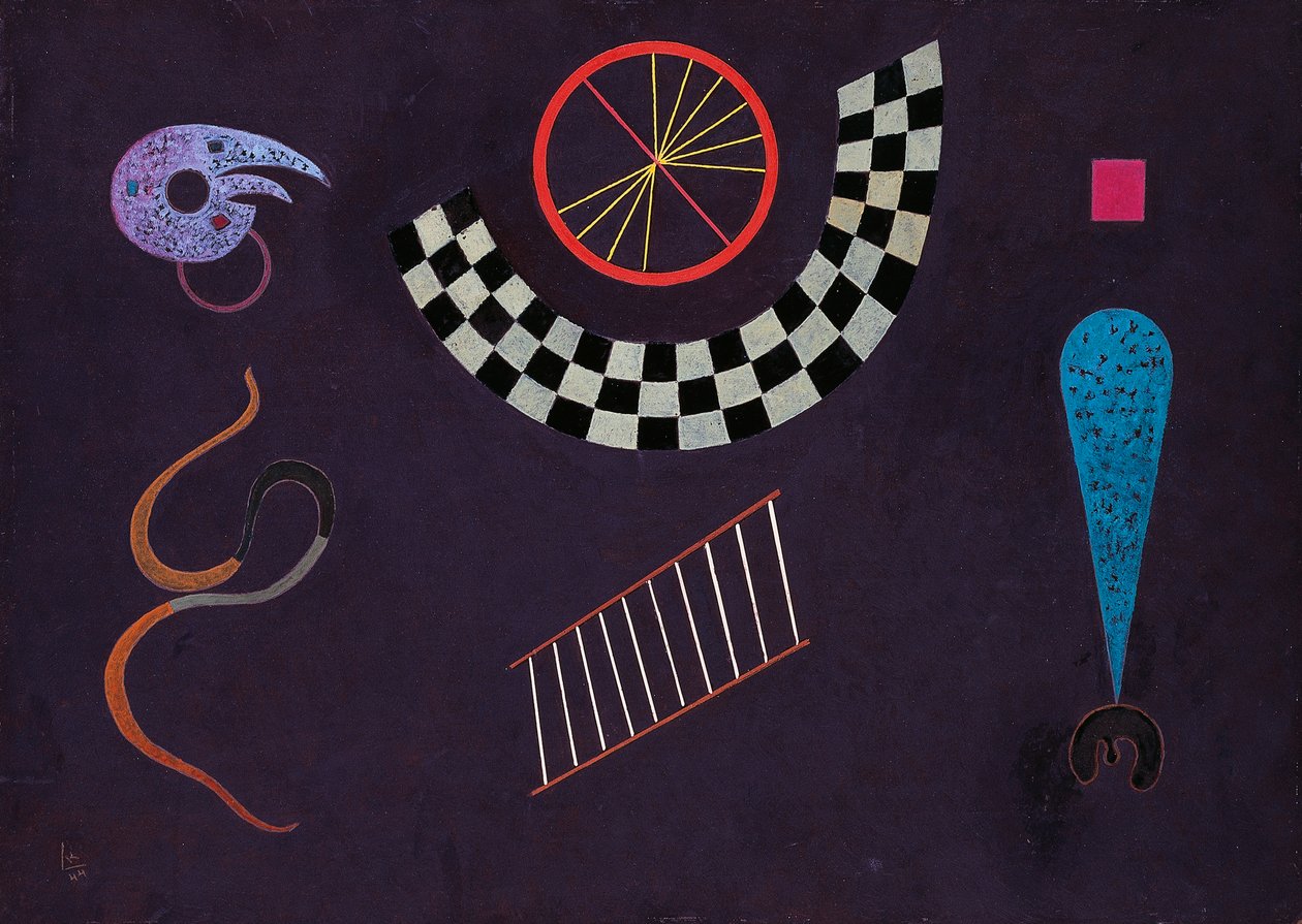 Stuha se čtverci, Wassily Kandinsky (1866-1944) od Wassily Kandinsky