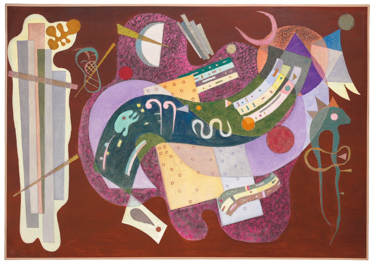 Pevné a zakřivené od Wassily Kandinsky