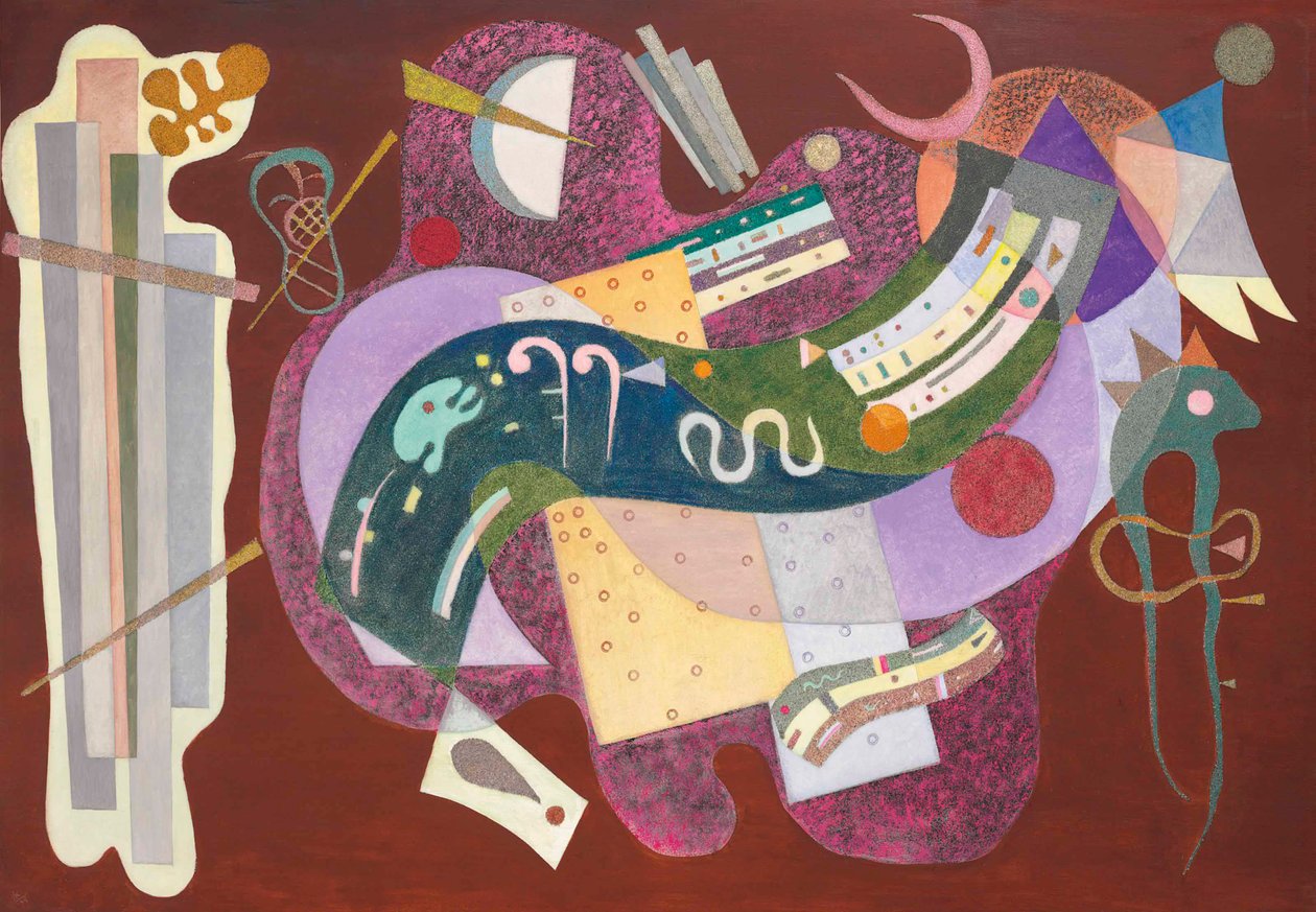 Tuhý a zakřivený, 1935. od Wassily Kandinsky