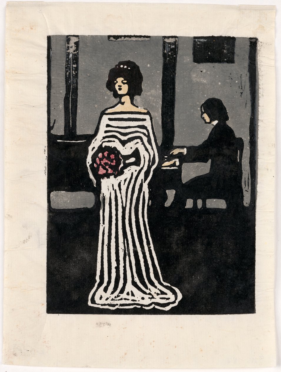 Zpěvačka (druhý stav) od Wassily Kandinsky