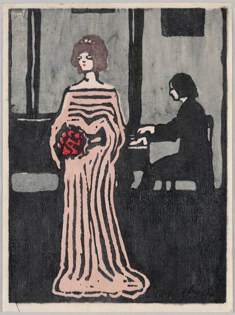 Zpěvačka od Wassily Kandinsky
