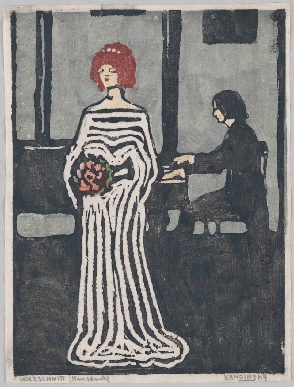Zpěvačka od Wassily Kandinsky