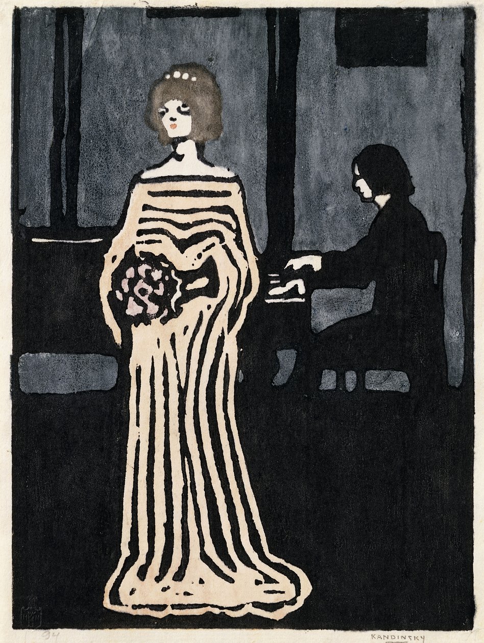 Zpěvák od Wassily Kandinsky