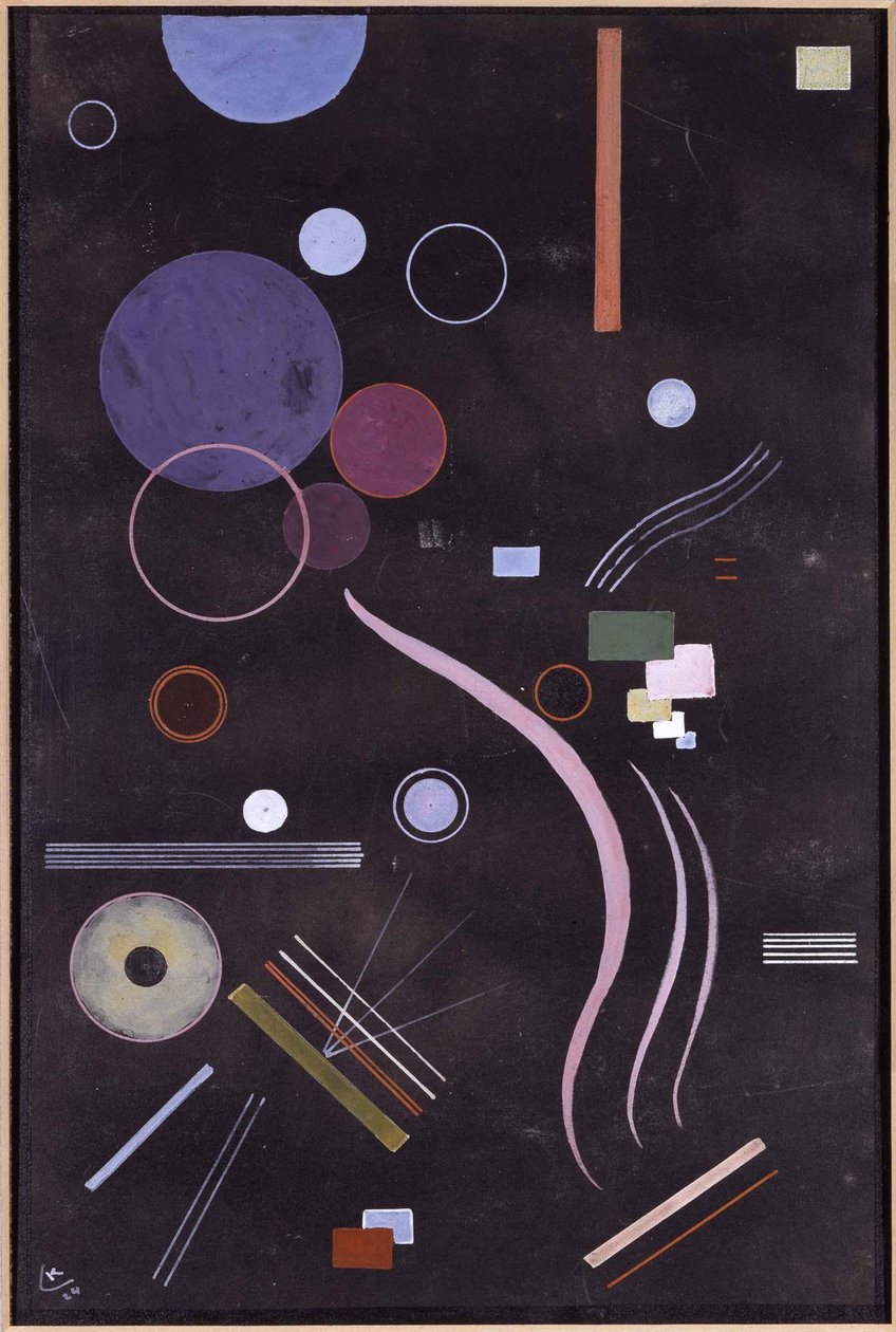 ""Bez názvu"" Akvarel od Vassily Kandinsky od Wassily Kandinsky