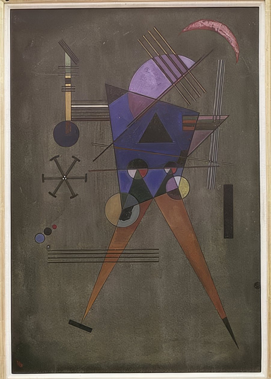 Černý trojúhelník. 1925 od Wassily Kandinsky