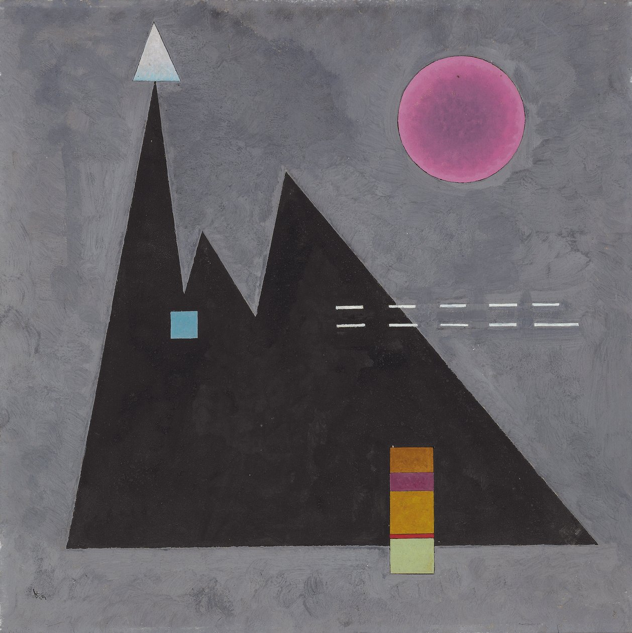 Sharp in Blunt; Ostrý v tupém od Wassily Kandinsky