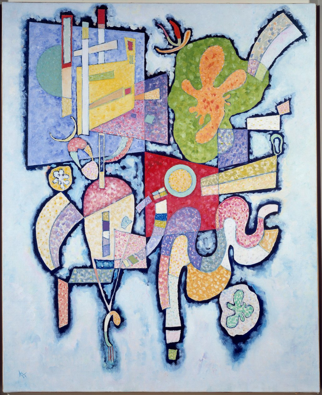 Simple Complexity 1939 (olej na plátně) od Wassily Kandinsky