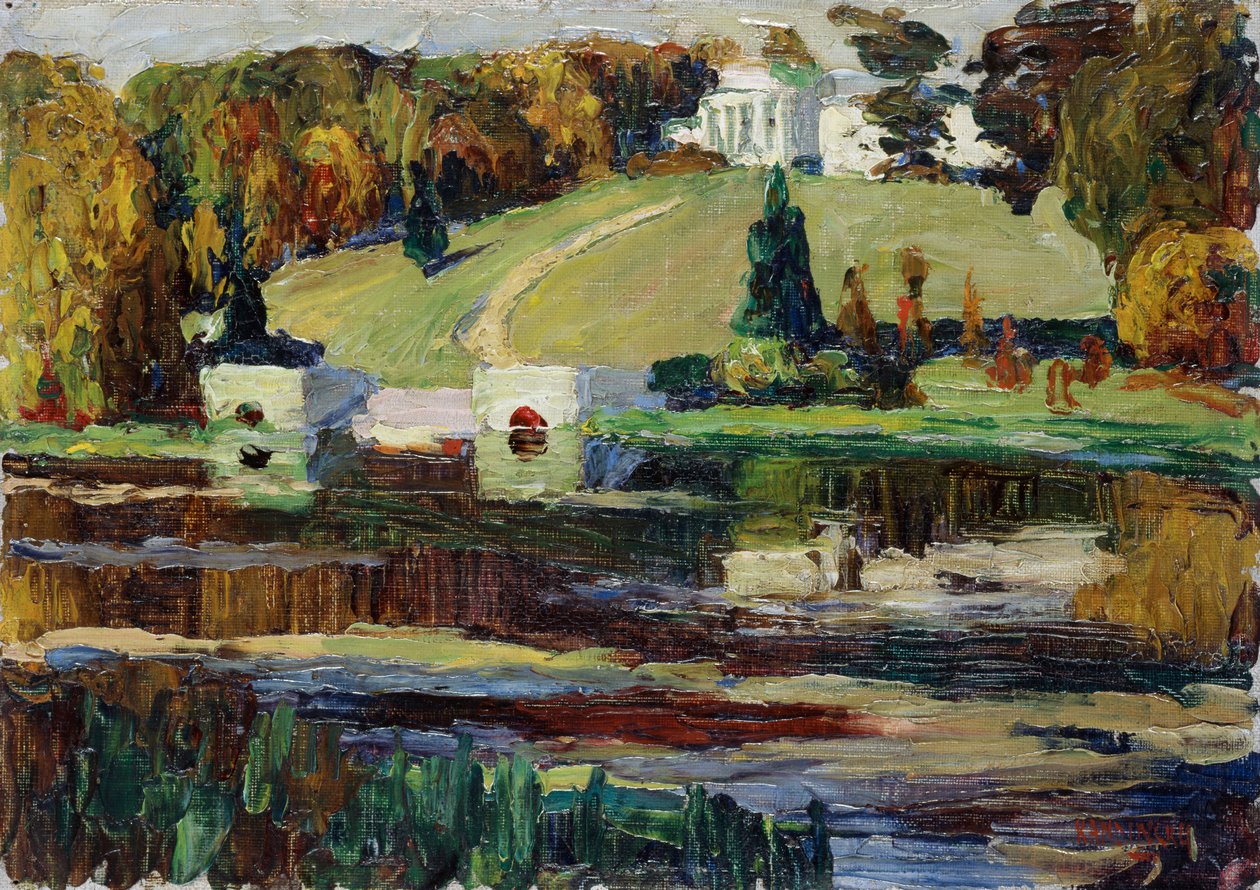 Skica k dílu Ochtyrka - Podzim od Wassily Kandinsky
