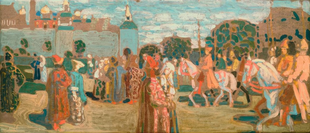 Skica na neděli (stará ruština) od Wassily Kandinsky