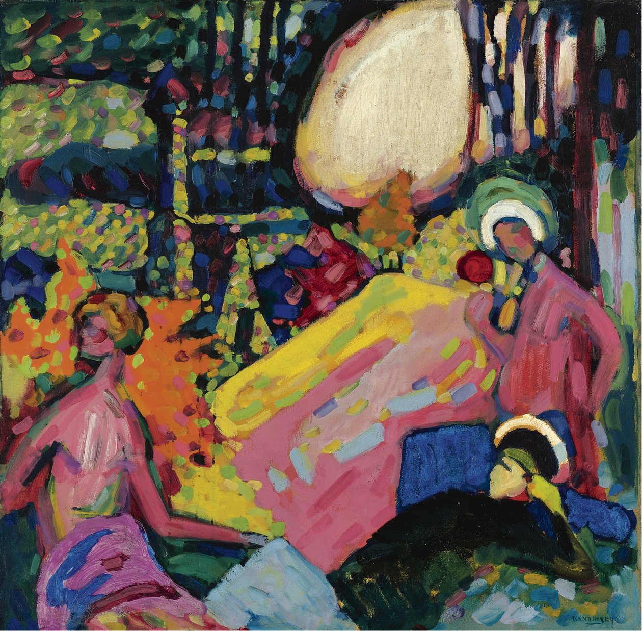 "" Sun Blanc "" Painter Day Vassily Kandinsky (neboli Wassily Kandinsky od Wassily Kandinsky