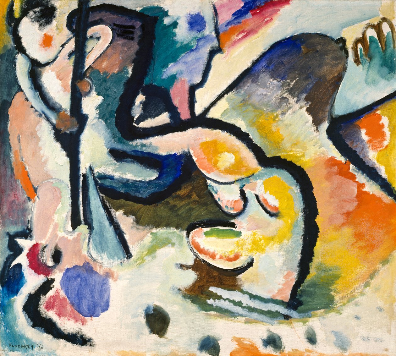 Svatý Jiří III. od Wassily Kandinsky