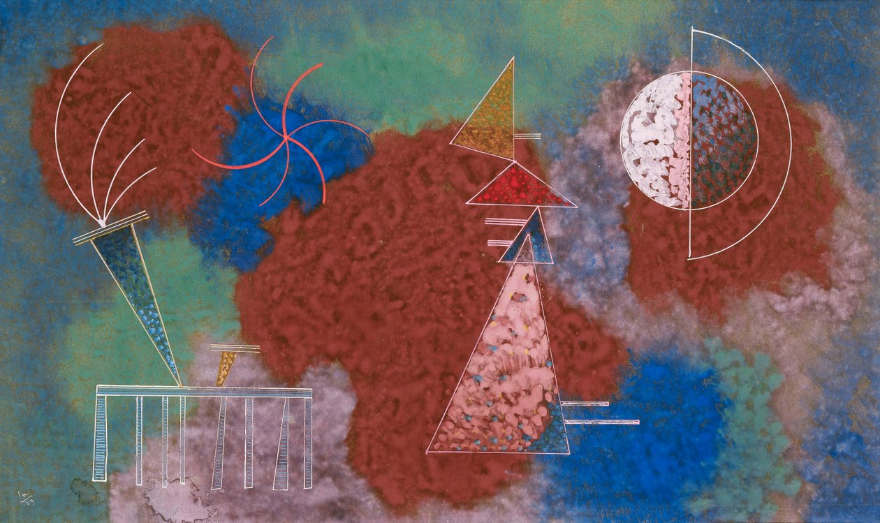 Skvrny na bohatých; Na bohatých místech od Wassily Kandinsky
