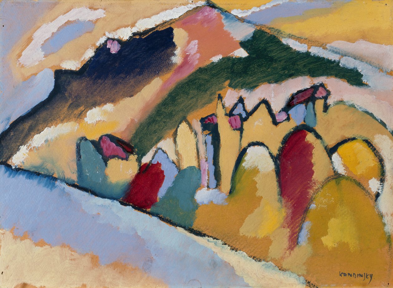 Studium na "Podzim I" od Wassily Kandinsky