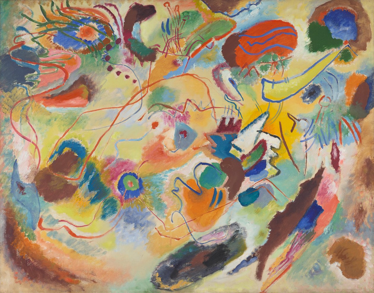 Studie ke Kompozici 7 od Wassily Kandinsky