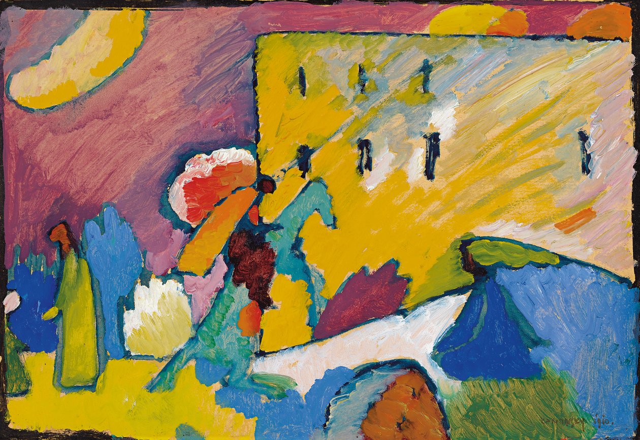 Studium improvizace 3 od Wassily Kandinsky