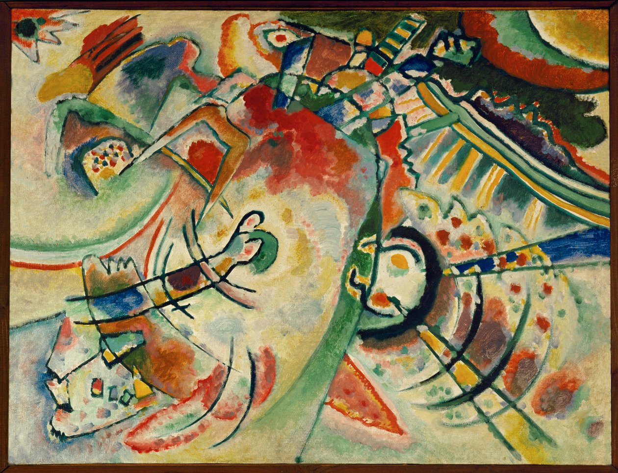 Naivní (olej na plátně) od Wassily Kandinsky