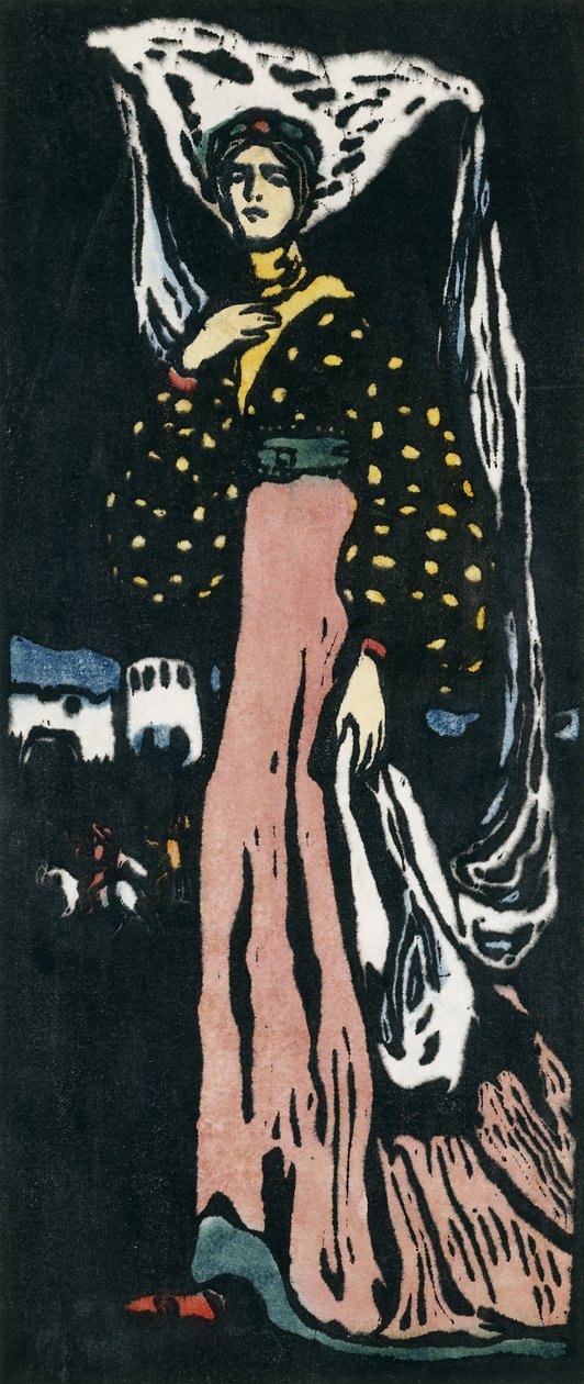 The Night - Velká verze; Noc - velká verze od Wassily Kandinsky