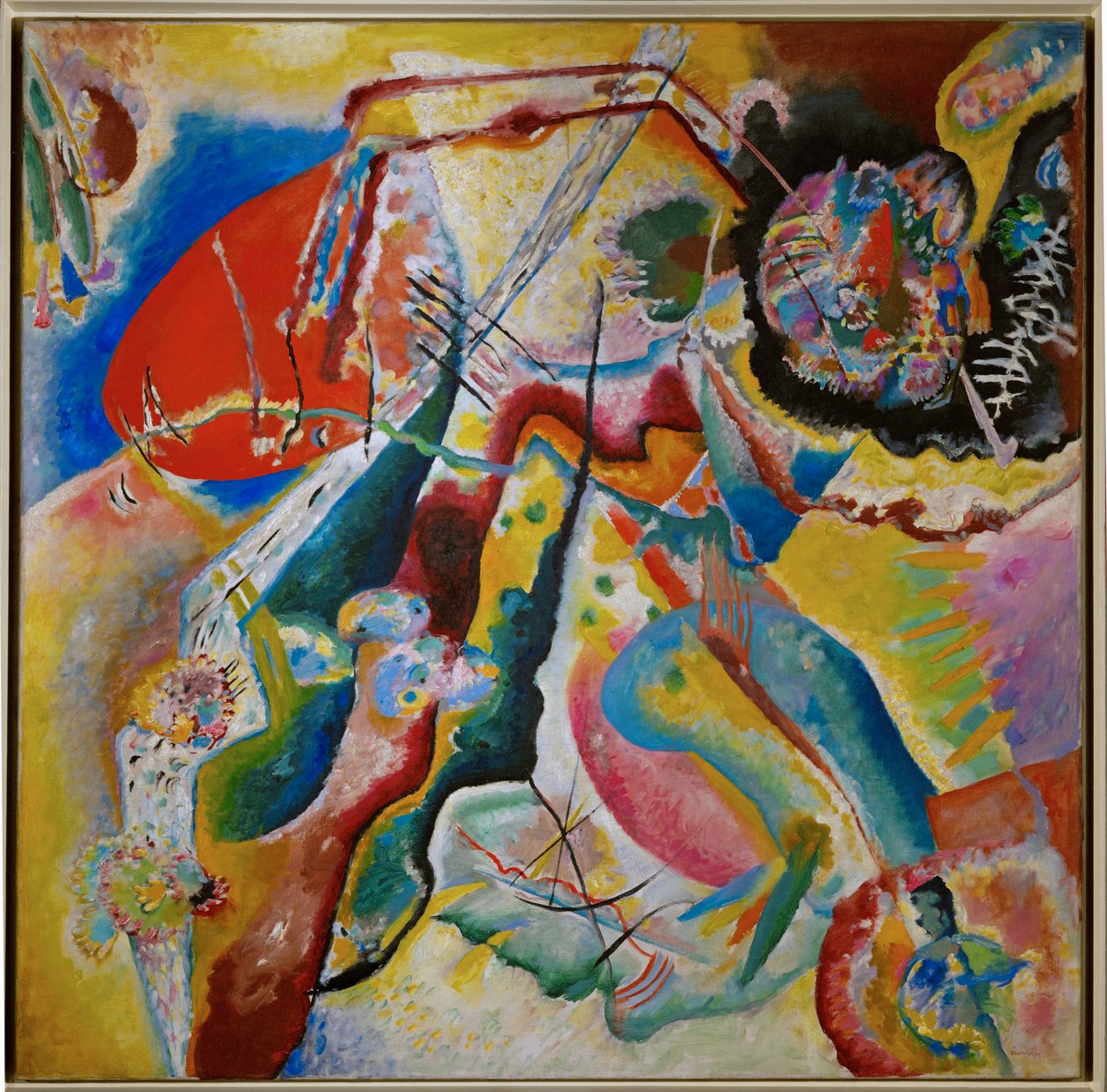 Červená skvrna od Wassily Kandinsky