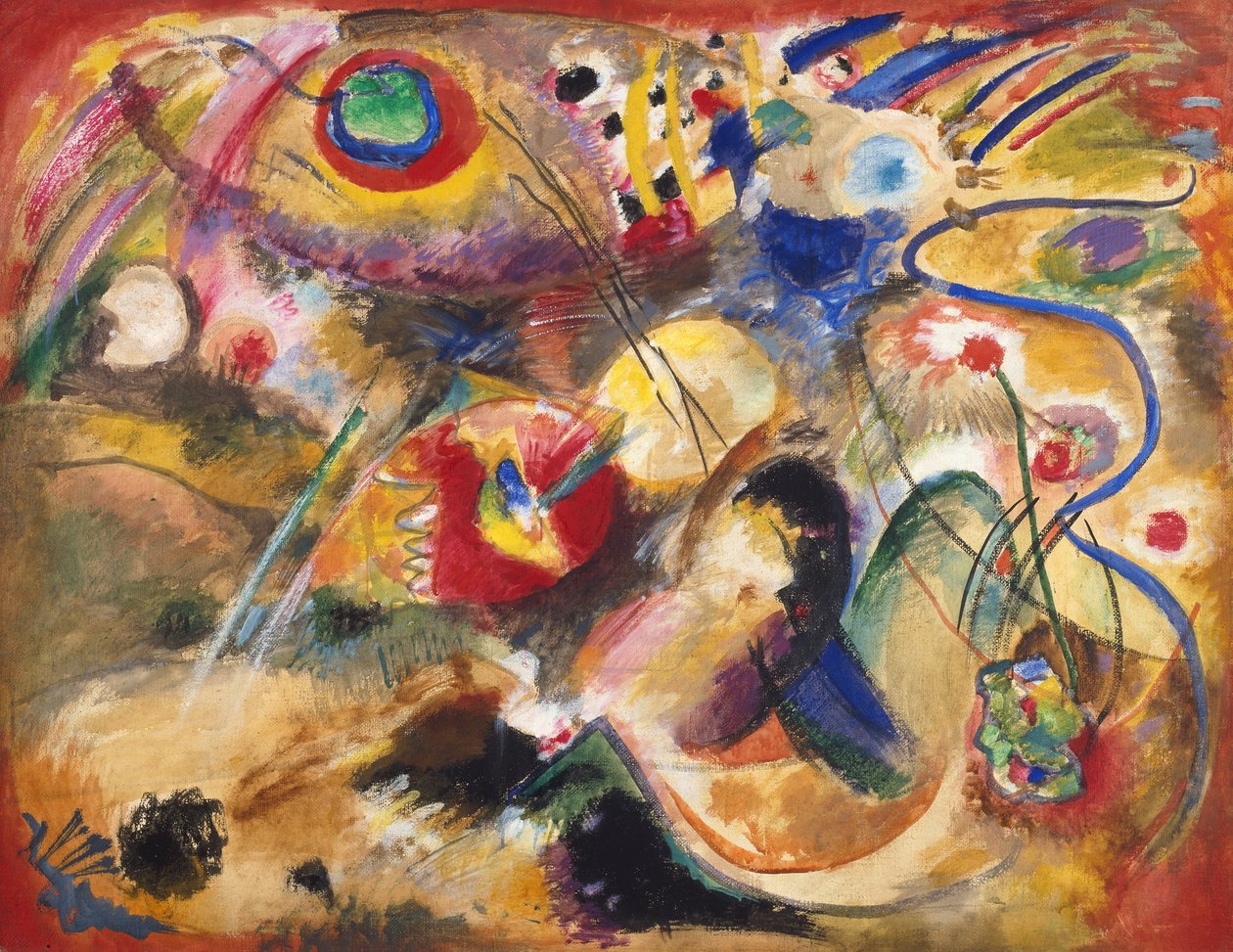 Obrázek bez názvu (potopa) od Wassily Kandinsky