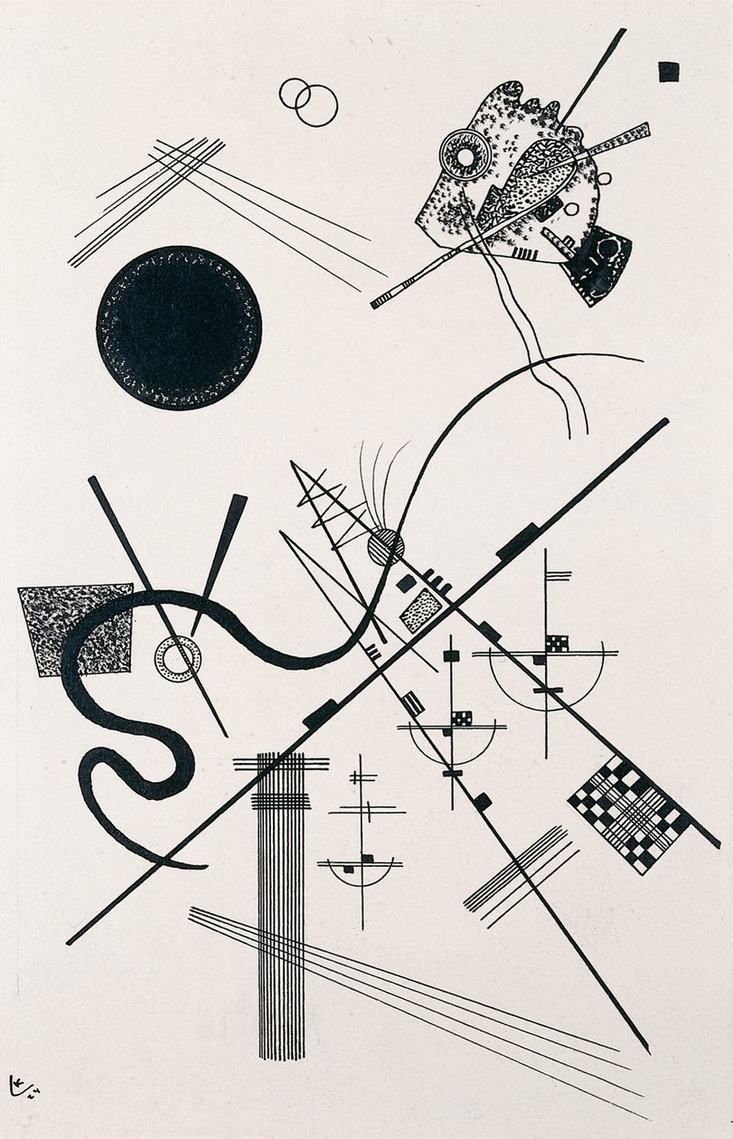 Bez názvu (Dessin 4) od Wassily Kandinsky