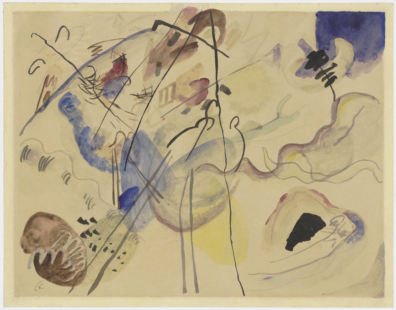 Bez názvu (Improvizace) od Wassily Kandinsky