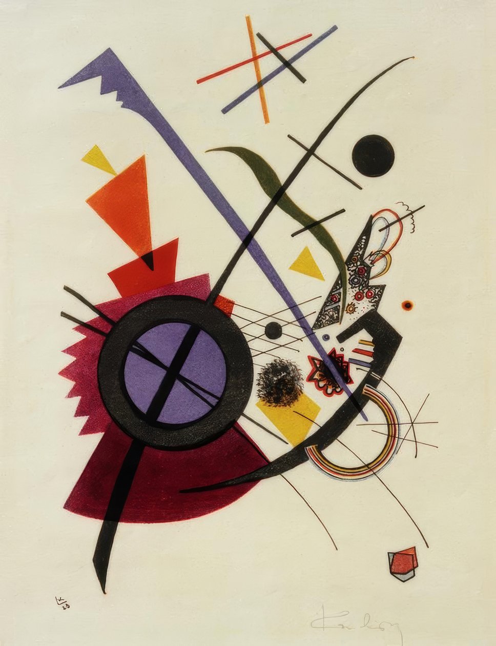 fialový od Wassily Kandinsky