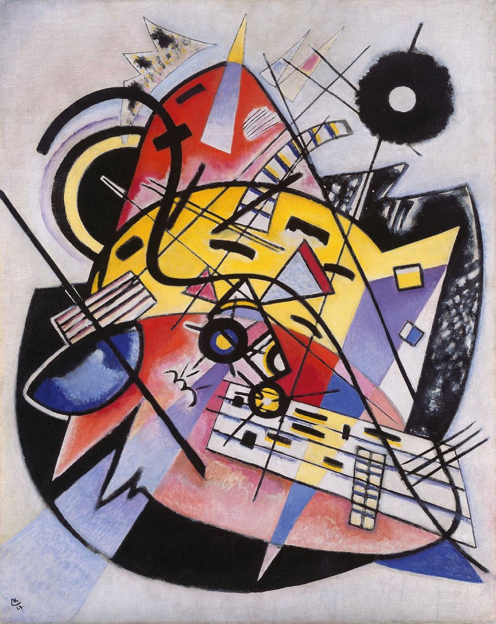 Bílá tečka (složení 248) od Wassily Kandinsky