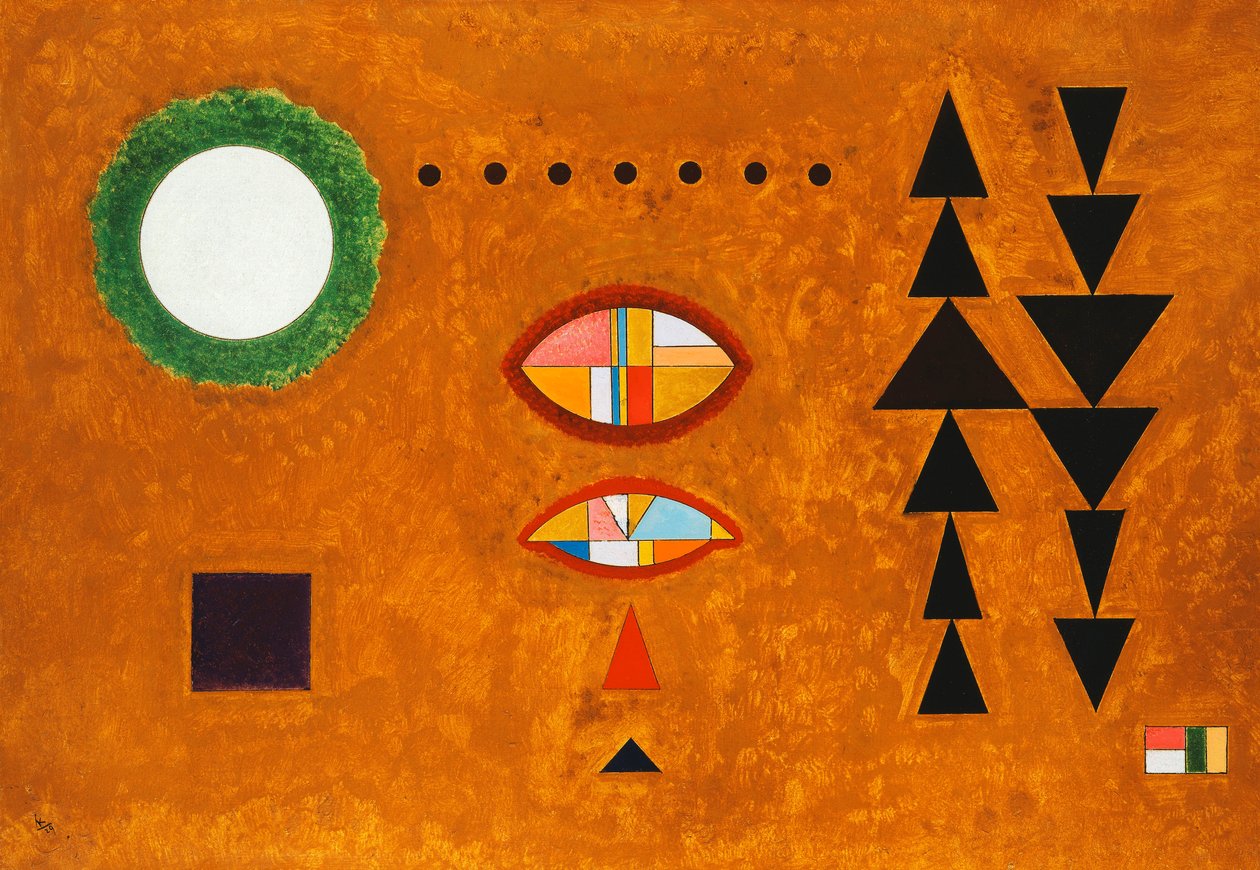 Bílo-bílá od Wassily Kandinsky