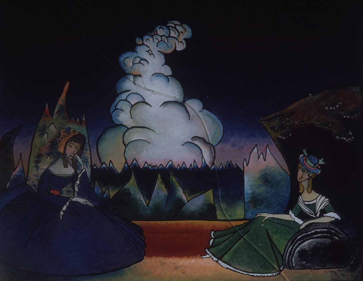Bílý mrak od Wassily Kandinsky