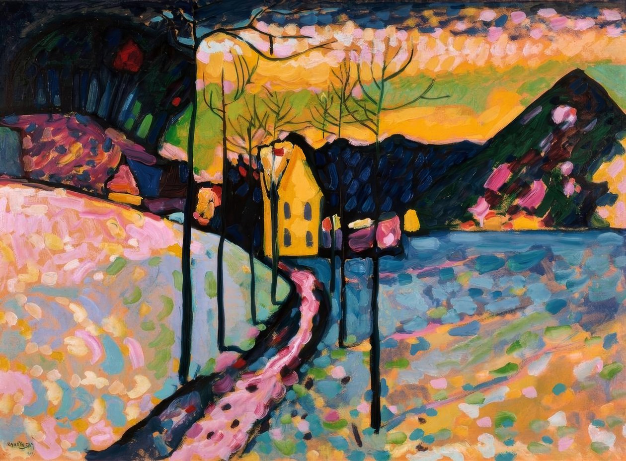 Zima I – Kochel od Wassily Kandinsky
