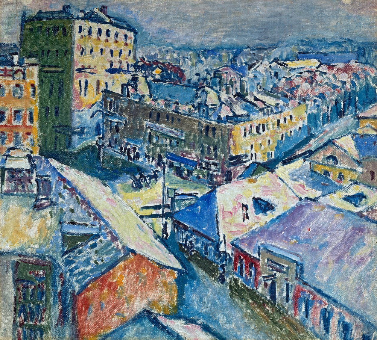Zubovské náměstí od Wassily Kandinsky