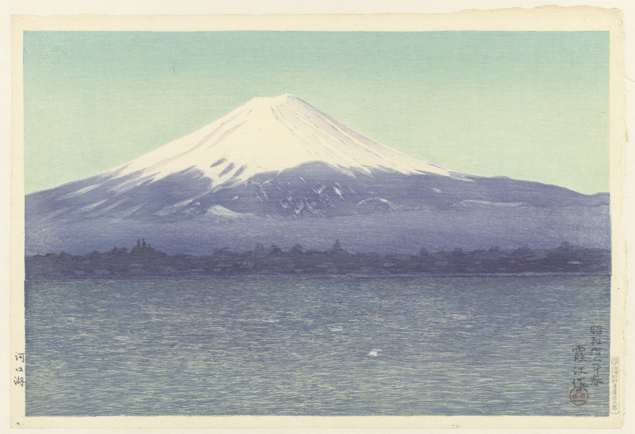 Jezero Kawaguchi Kawaguchiko (název na objektu) od Watanabe Kako
