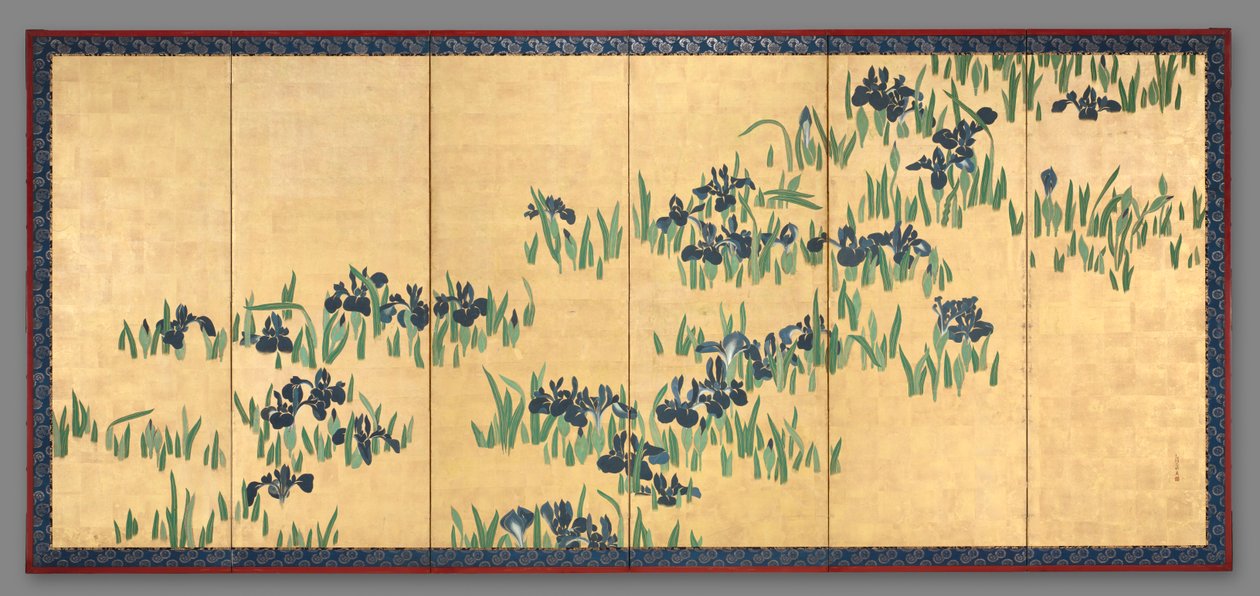 Kosatce, 1700s. od Watanabe Shiko