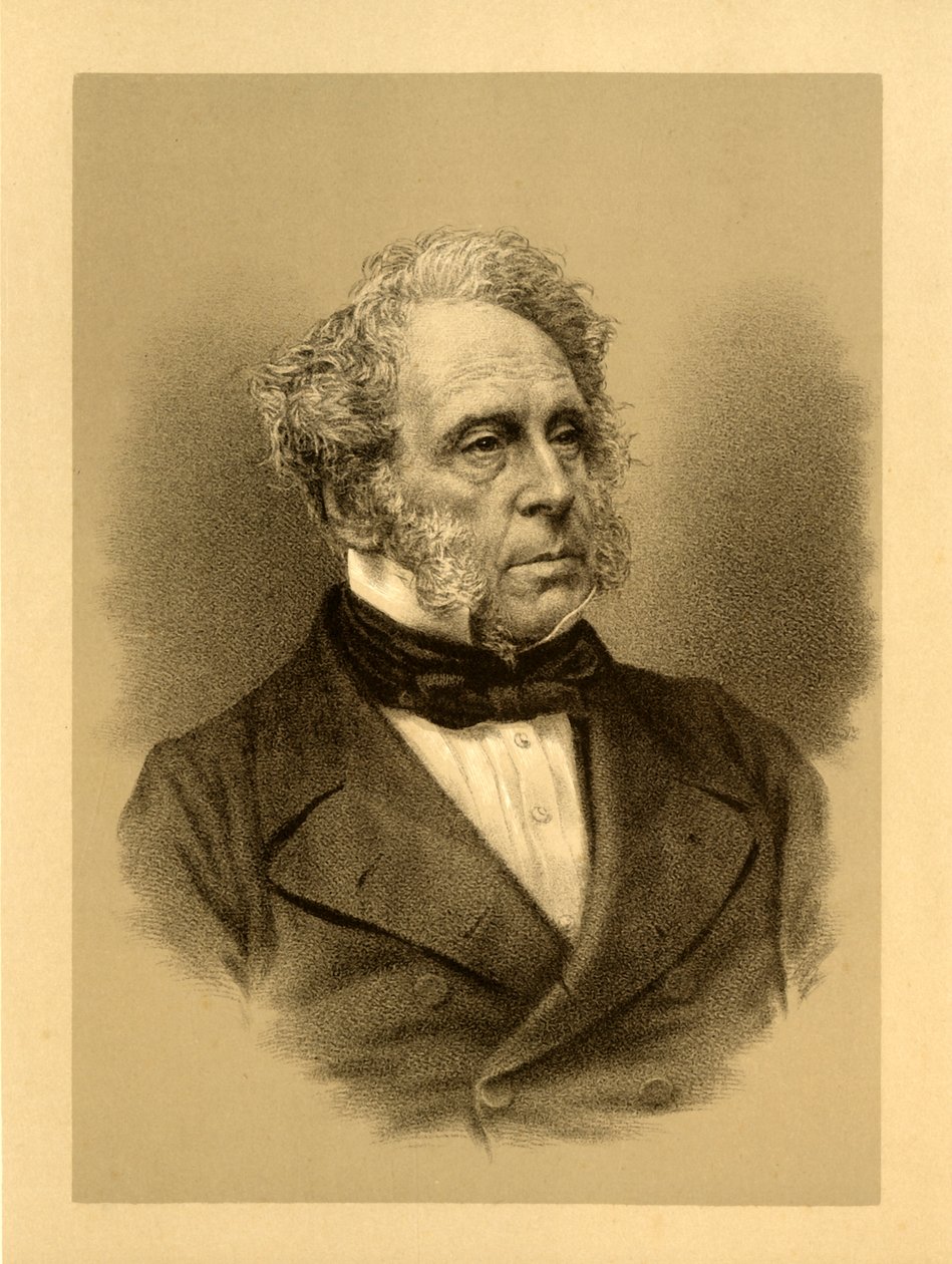 „Henry John Temple, 3. vikomt Palmerston. Premiér 1855-1858 a 1859-1865