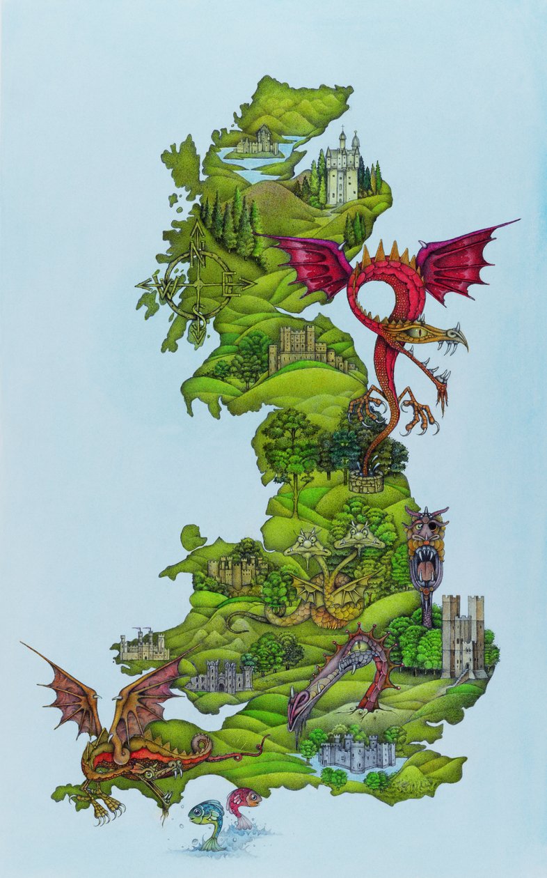 Dračí mapa od Wayne Anderson