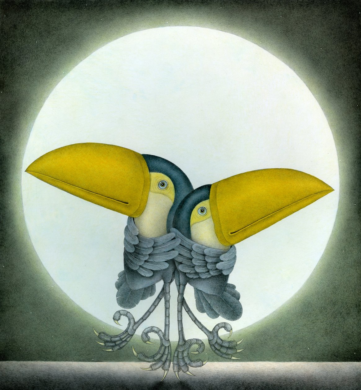 Tukan plechovkový, 2010 (kombinovaná technika) od Wayne Anderson
