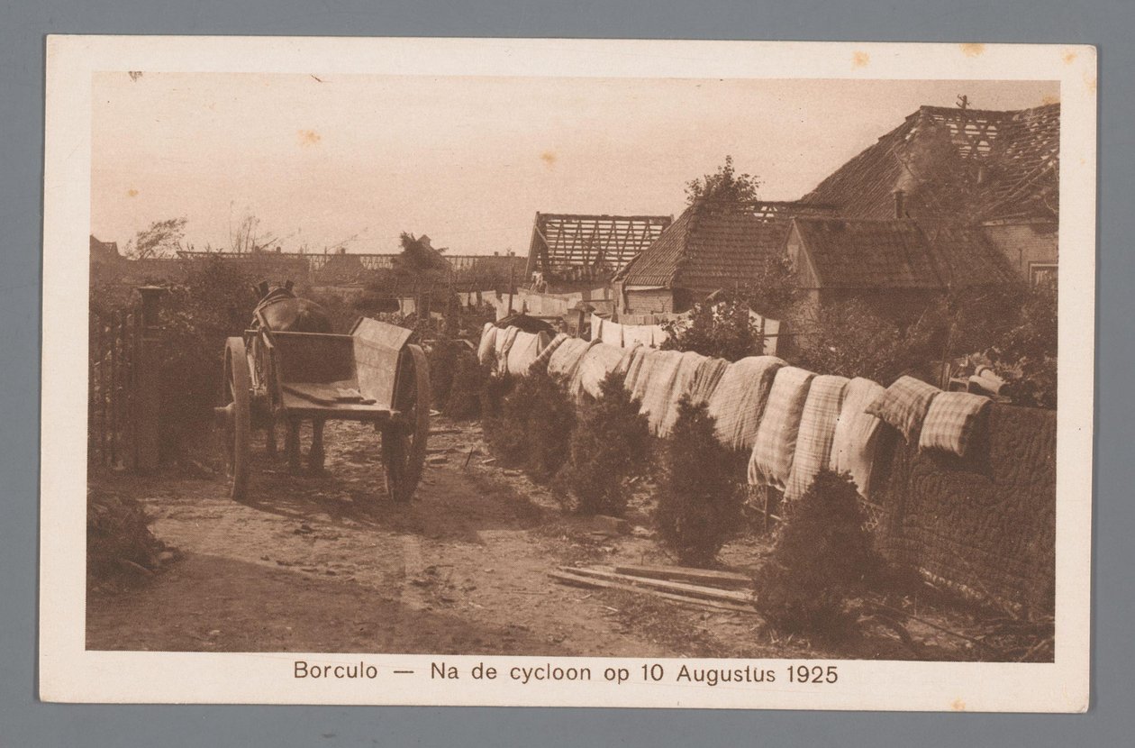 Borculo -- Po cyklonu 10. srpna 1925 od Weenenk and Snel
