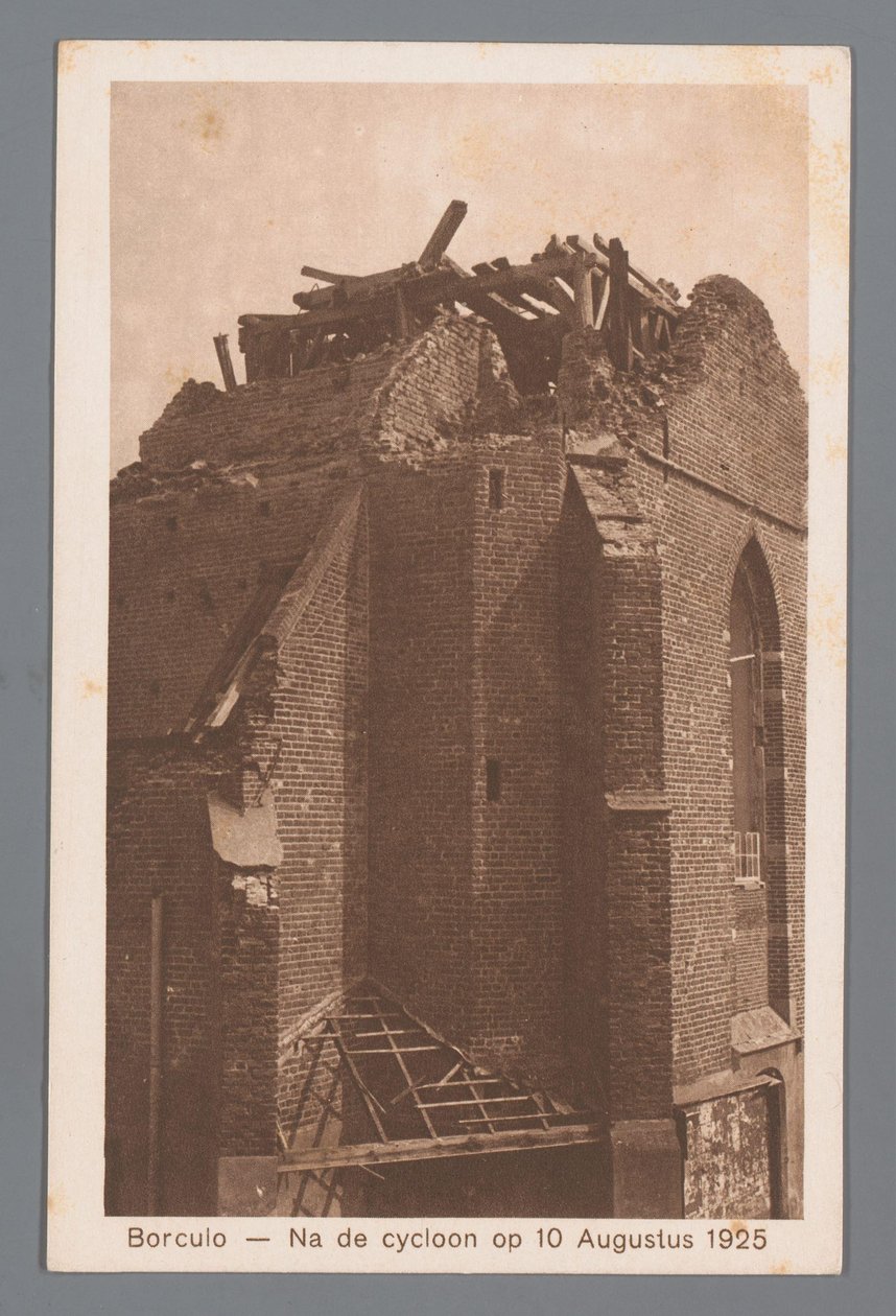 Borculo -- Po cyklonu 10. srpna 1925 od Weenenk and Snel