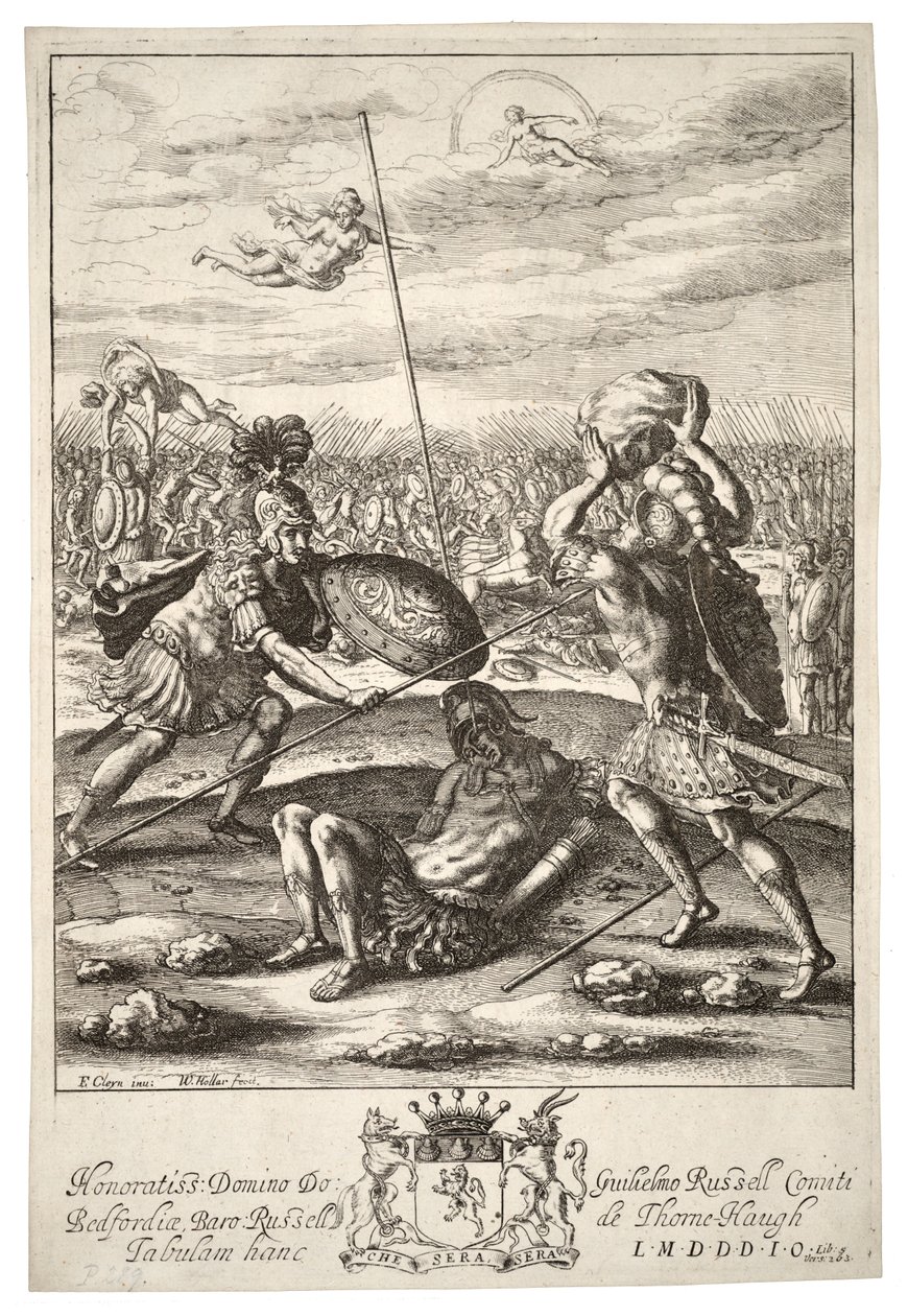 Aeneas a Diomedes od Wenceslaus Hollar
