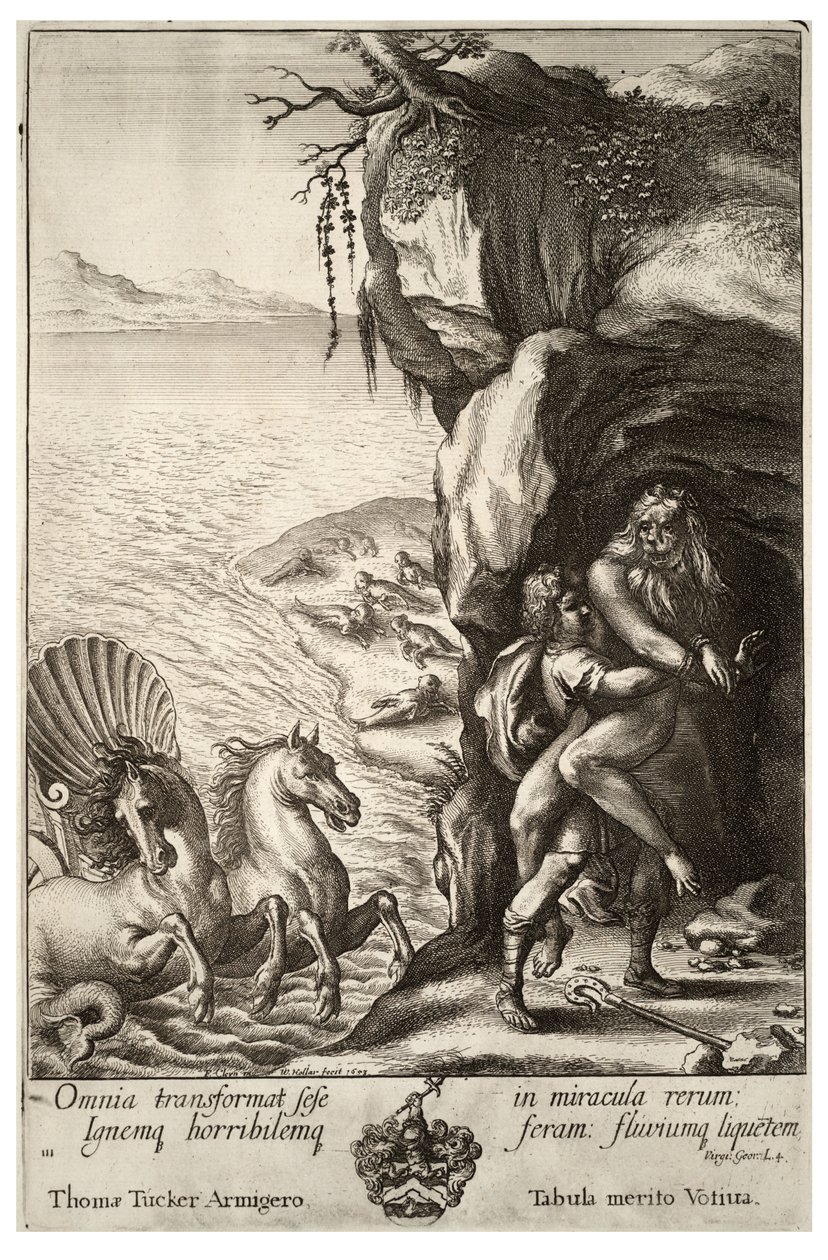 Aristaeus a Proteus. Stav 2 od Wenceslaus Hollar