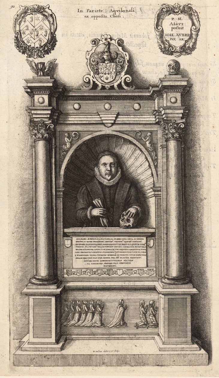 Aubrey (památka). Stav 1 od Wenceslaus Hollar