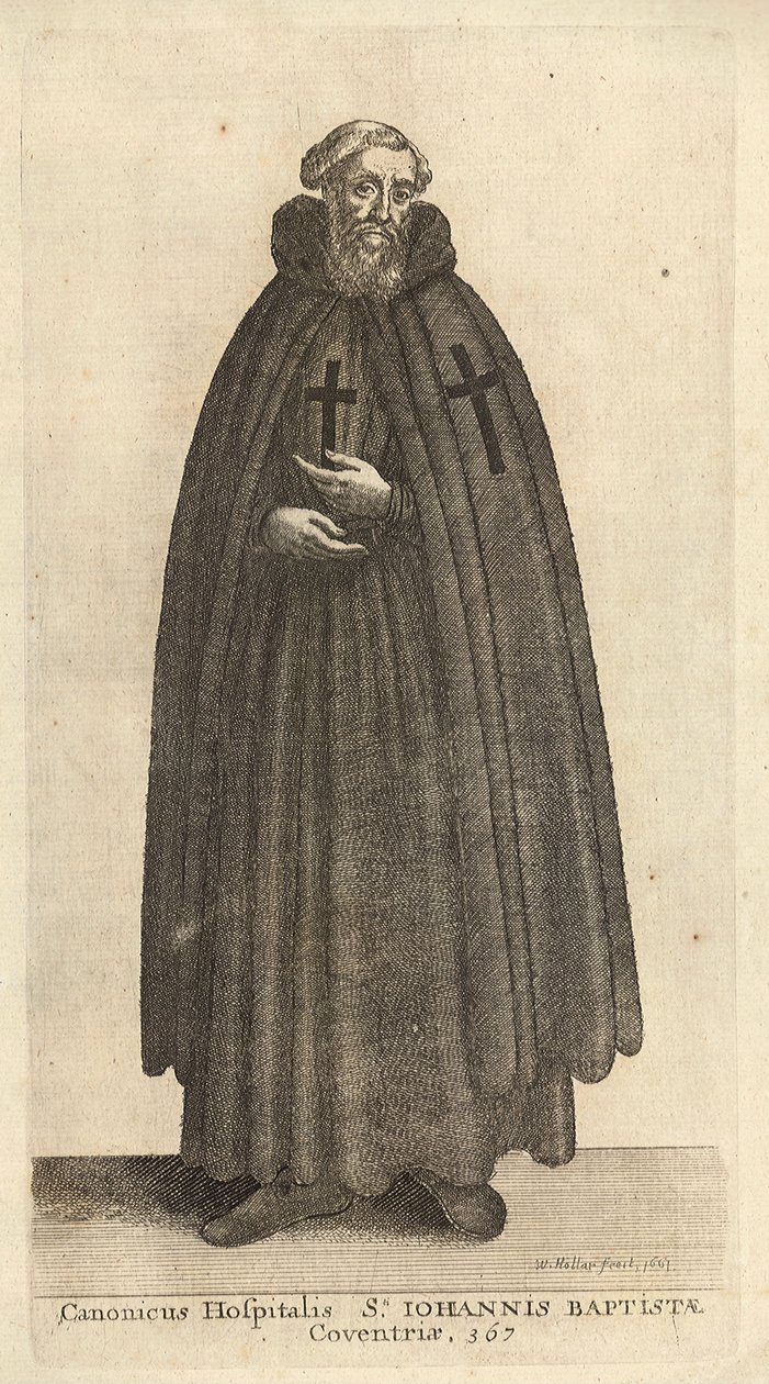Canon nemocnice Jana Křtitele od Wenceslaus Hollar