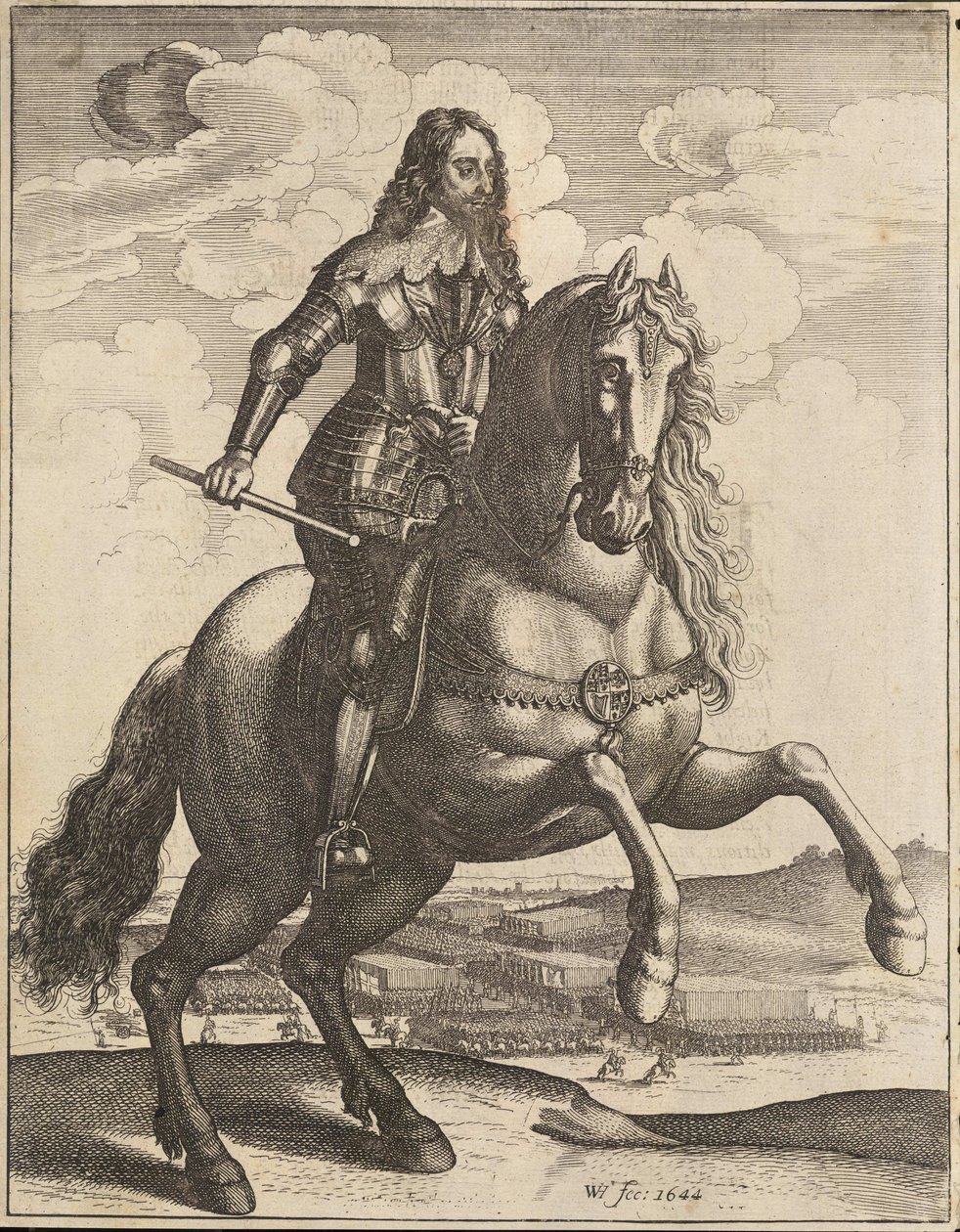 Karel I. Stát 3 od Wenceslaus Hollar