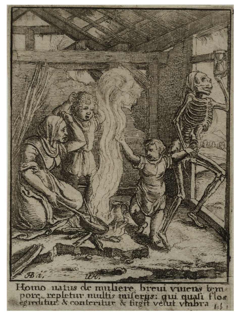 Dítě. Stav 2 od Wenceslaus Hollar