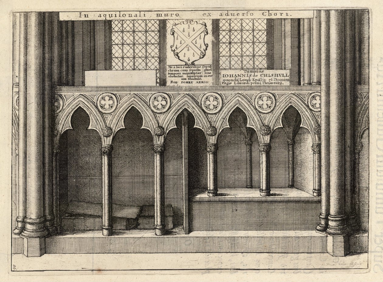 Chishull (památník) od Wenceslaus Hollar